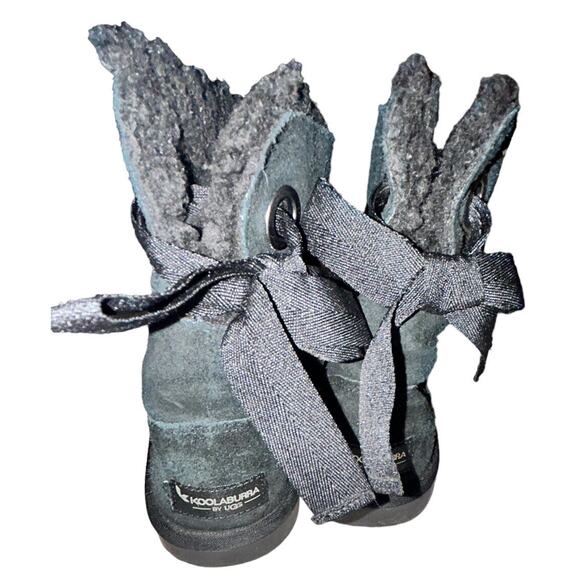 KOOLABURRA By UGG Andrah 1108611 YOUTH Women’s Boots Size 1 BLACK - Picture 4 of 13